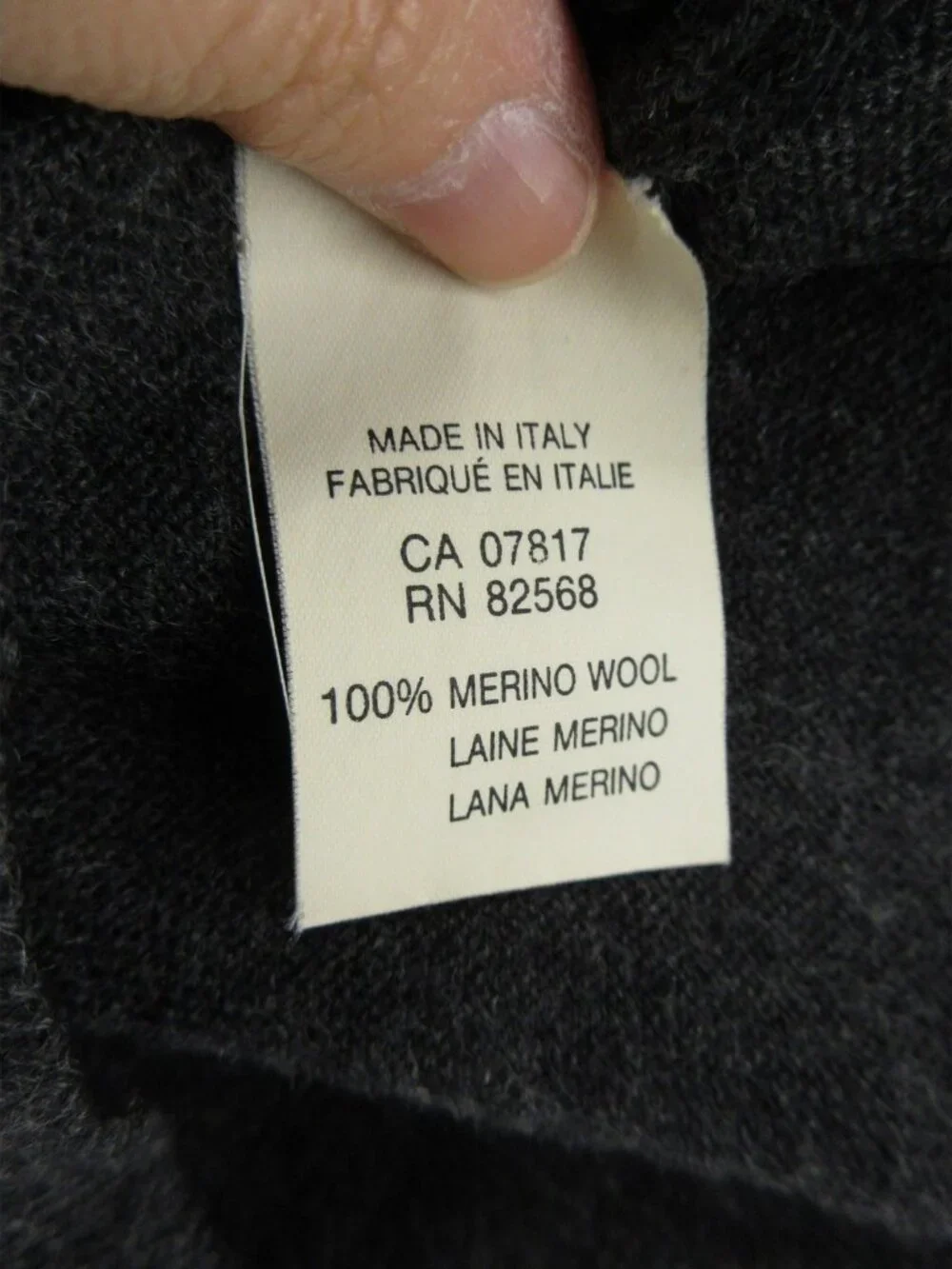 VINTAGE Mondo di Marco Sweater Medium Merino Wool Minimalist Italy